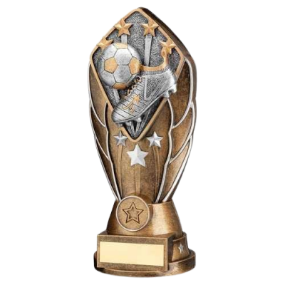 Bronze/Silver Diamond Column Football Award