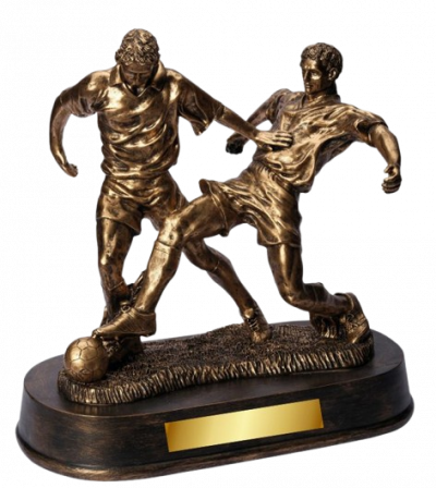 Dual Player Soccer Resin Award