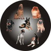 Dog Medal Centre Sticker