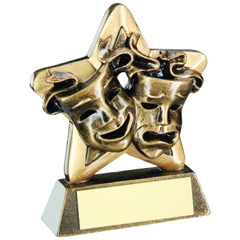 Gold Drama Masks Mini Star Award